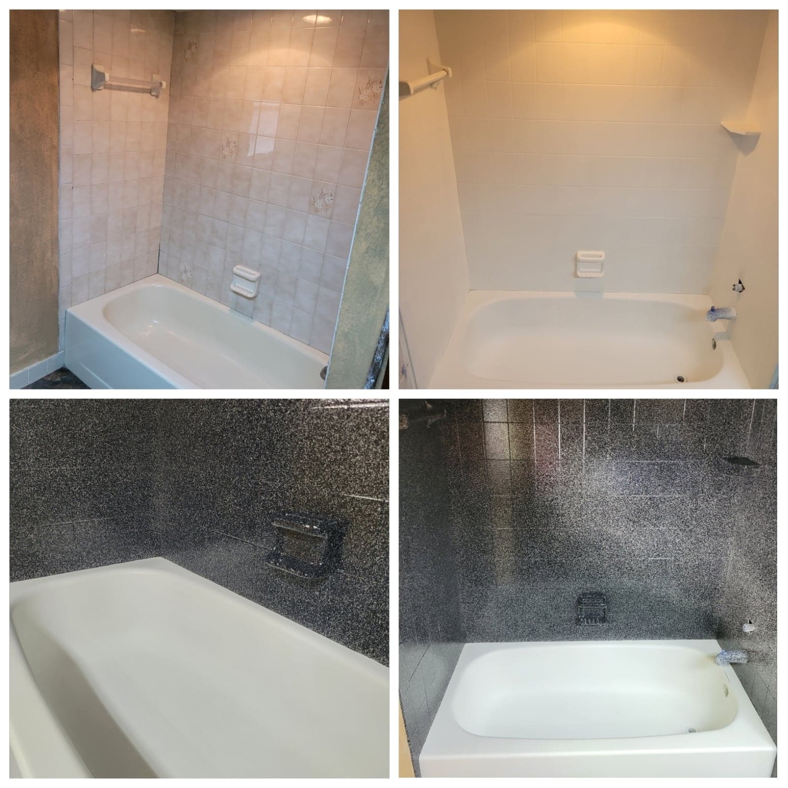 bathroom shower and tub resurfacing