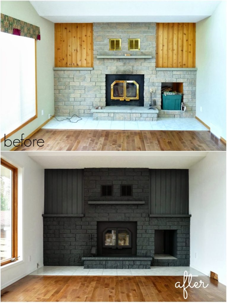 fireplace-before- and- after- stone- black- spray