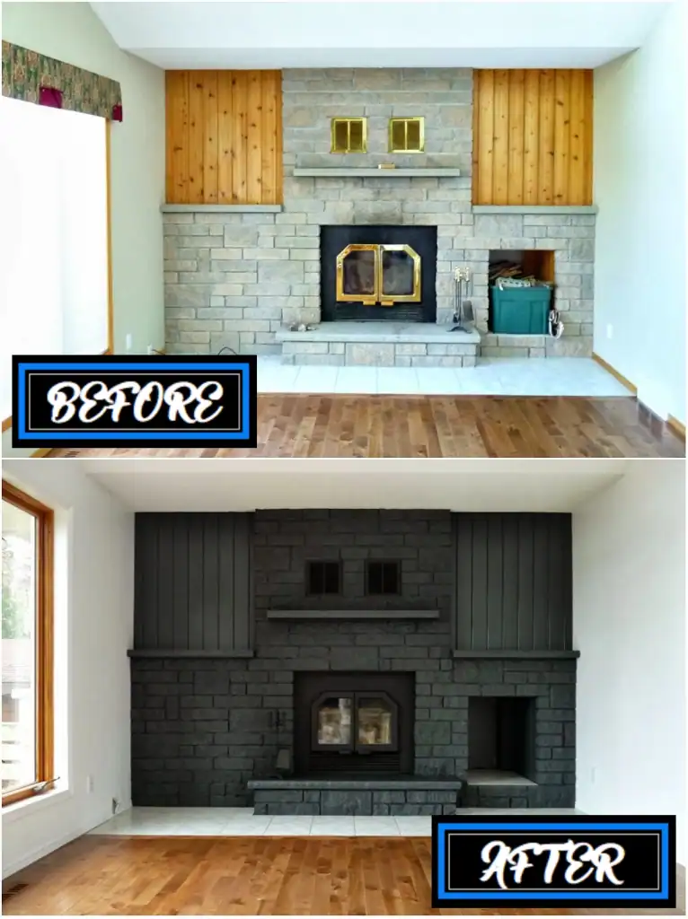 fireplace-before- and- after- stone- black- spray
